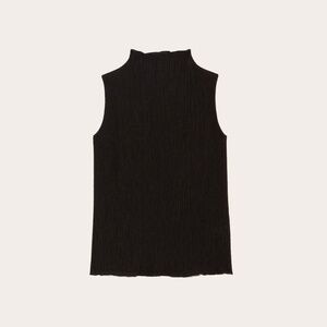 Everlane Women's Crinkle Tank in Black, Size Small